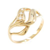 K18YG ダイヤモンドリング