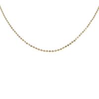 K18YG ボール チェーンネックレス