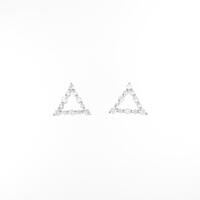 【新品】K18WG ダイヤモンドピアス