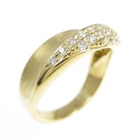 K18YG ダイヤモンドリング