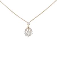 K18YG ダイヤモンドネックレス