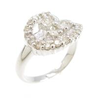 K18WG ダイヤモンドリング