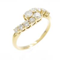 K18YG ダイヤモンドリング