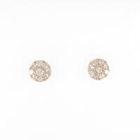 K18YG ダイヤモンドピアス