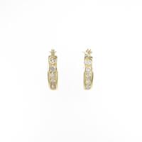 K18YG ダイヤモンドピアス