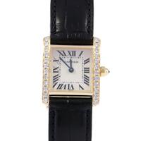 カルティエ WE100151 タンクフランセーズ YG／D クォーツ