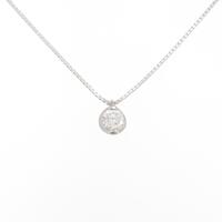 プラチナダイヤモンドネックレス 0．310ct G SI1 VG