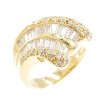 K18YG ダイヤモンドリング