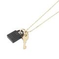 【未使用品】エルメス アミュレットパドロック PM 057027FD ネックレス
