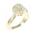 750YG ダイヤモンド リング 0.35CT