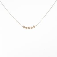 K10PG ダイヤモンド ネックレス 0.03CT