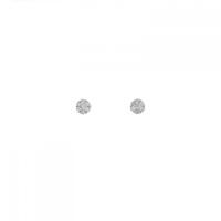 K14WG ダイヤモンド ピアス 0.10CT