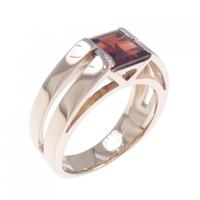 K18PG ガーネット リング 1.10CT