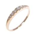 K18PG ダイヤモンド リング 0.14CT