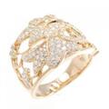 K18PG ダイヤモンド リング 0.85CT