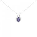 K18WG アイオライト ネックレス 0.80CT