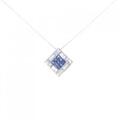 K18WG サファイヤ ネックレス 1.25CT