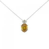 K18WG スフェーン ネックレス 2.00CT