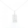 K18WG ダイヤモンド ネックレス 0.33CT