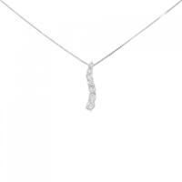 K18WG ダイヤモンド ネックレス 0.50CT