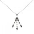K18WG ダイヤモンド ネックレス 1.27CT
