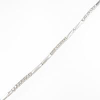 K18WG ダイヤモンド ブレスレット 0.56CT