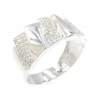 K18WG ダイヤモンド リング 0.33CT