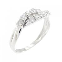 K18WG ダイヤモンド リング 0.50CT