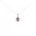 K18WG ルビー ネックレス 1.32CT