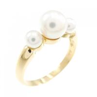 K18YG アコヤパール リング