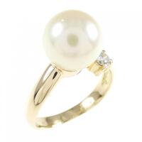 K18YG アコヤパール リング 9mm