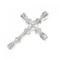K18YG クロス ダイヤモンド ペンダント 0.45CT