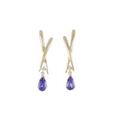 K18YG タンザナイト ピアス 1.94CT