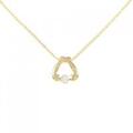 K18YG ダイヤモンド ネックレス 0.13CT