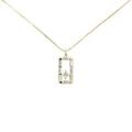 K18YG ダイヤモンド ネックレス 0.20CT