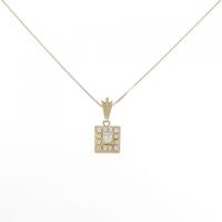 K18YG ダイヤモンド ネックレス 0.235CT