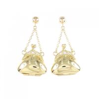 K18YG ダイヤモンド ピアス 0.04CT