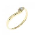 K18YG ダイヤモンド リング 0.11CT