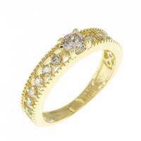 K18YG ダイヤモンド リング 0.16CT