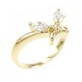 K18YG ダイヤモンド リング 0.22CT