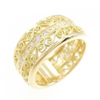 K18YG ダイヤモンド リング 0.241CT