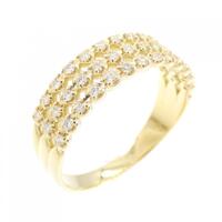 K18YG ダイヤモンド リング 0.26CT