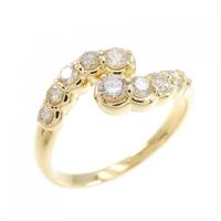 K18YG ダイヤモンド リング 0.50CT