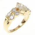 K18YG ダイヤモンド リング 0.597CT