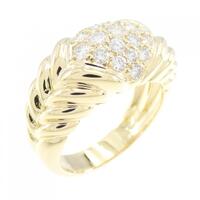 K18YG ダイヤモンド リング 0.66CT
