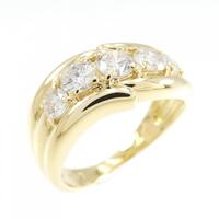 K18YG ダイヤモンド リング 1.015CT