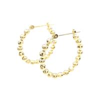 K18YG フープピアス