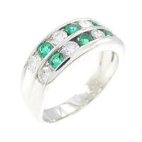 PT エメラルド リング 0.43CT