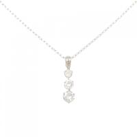 PT スリーストーン ダイヤモンド ネックレス 0.50CT