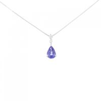 PT タンザナイト ネックレス 1.08CT